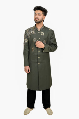 Dark Grayish indowestern