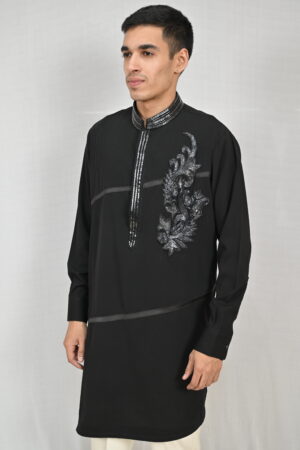 Black kurta set