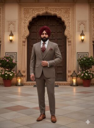 Italian Fit Brown Suit