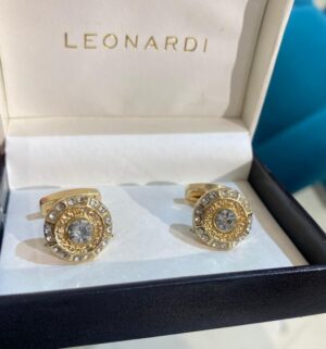 Golden Stone Cufflinks