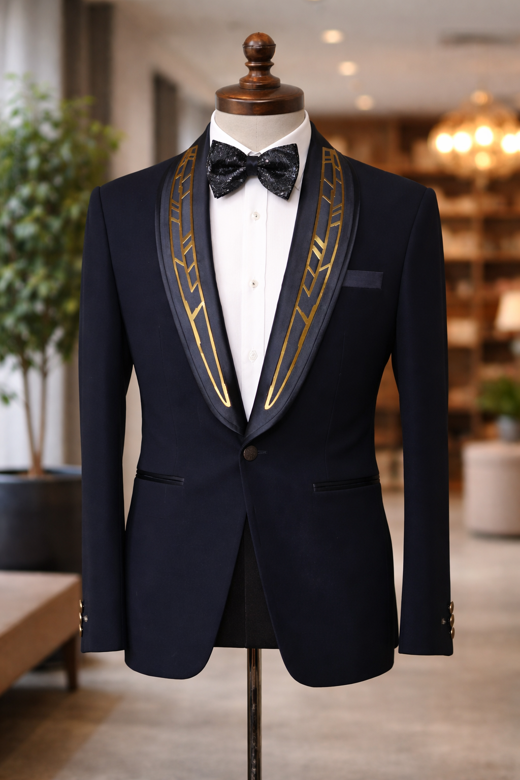 Unique Navy Blue Blazer