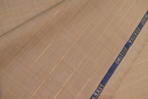 Ferrara Unstitched Super Pure Suiting Fabric (beige)